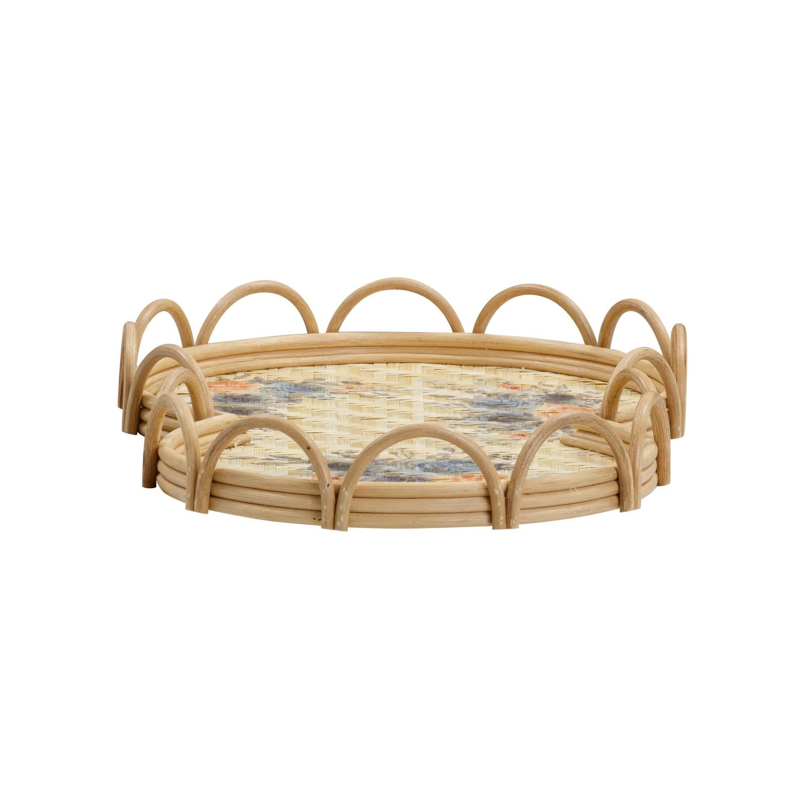 TOV Furniture Corey Figure Eight Bamboo Tray