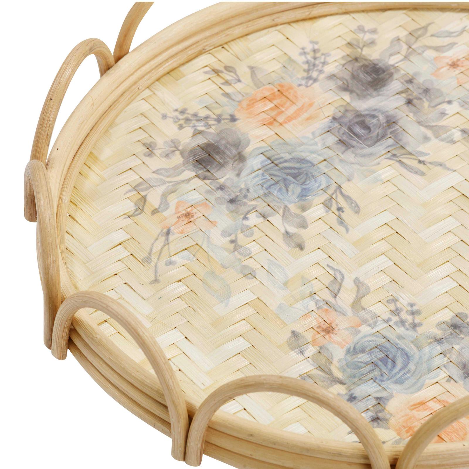 TOV Furniture Corey Figure Eight Bamboo Tray