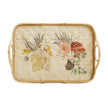 TOV Furniture Corey Floral Bamboo Tray