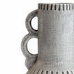 TOV Furniture Earthenware Aztec Handled Flower Vase in Slate