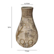 TOV Furniture Earthenware Floral Pattern Vase