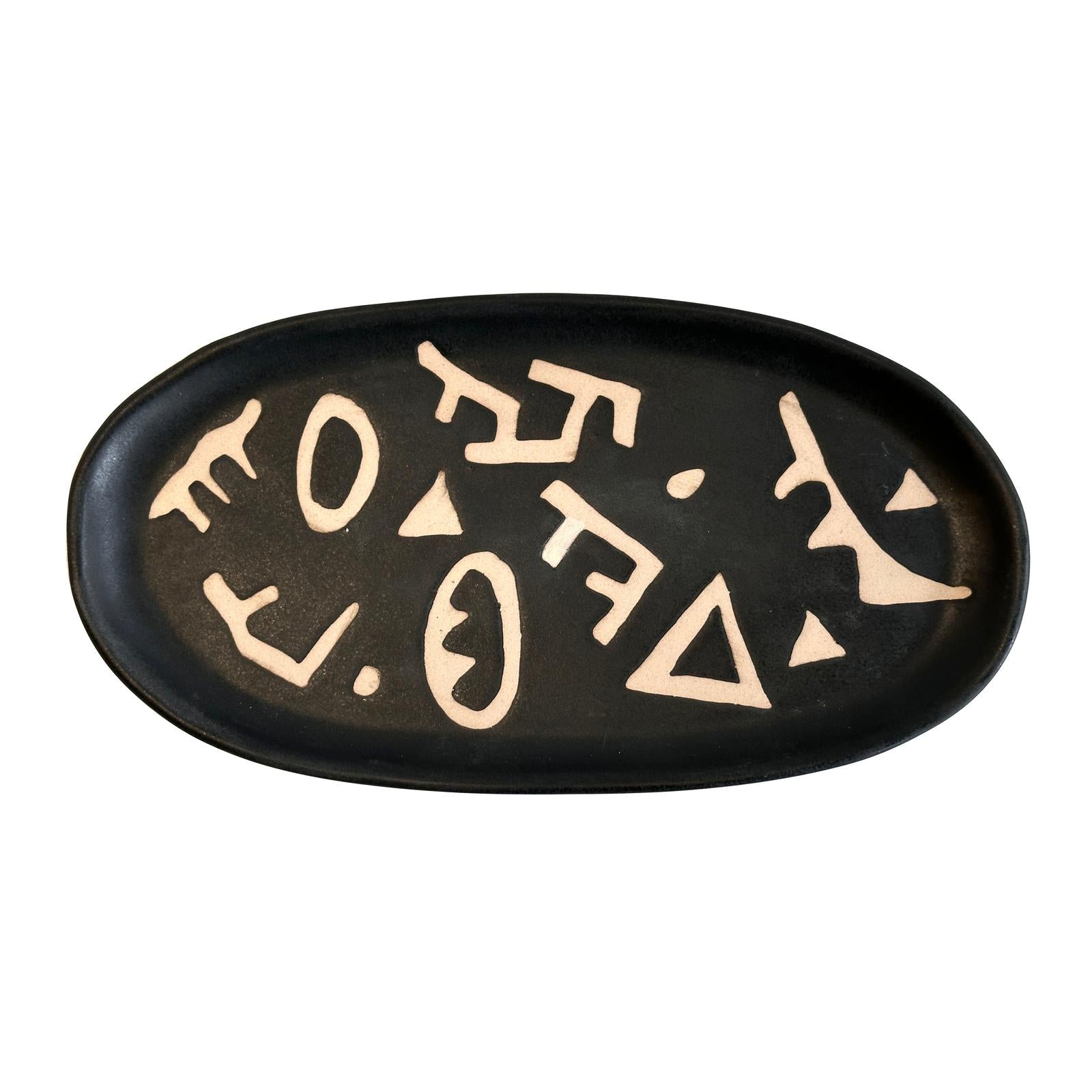 TOV Furniture Ceramic Runes Catchall Dish