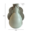 TOV Furniture Ceramic Line Art Wavy Vase