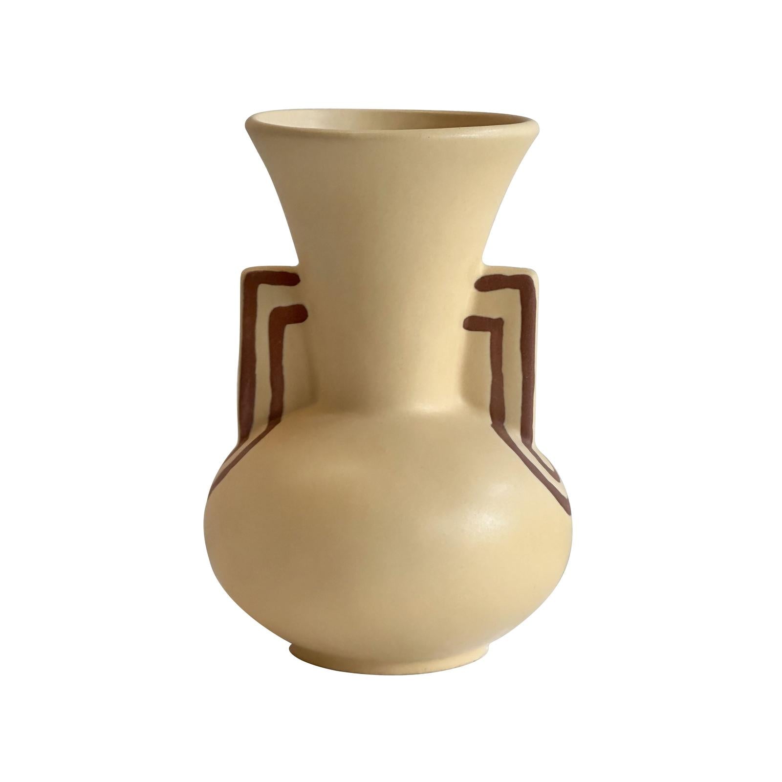 TOV Furniture Ceramic Line Art Trumpeter Vase