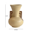 TOV Furniture Ceramic Line Art Trumpeter Vase