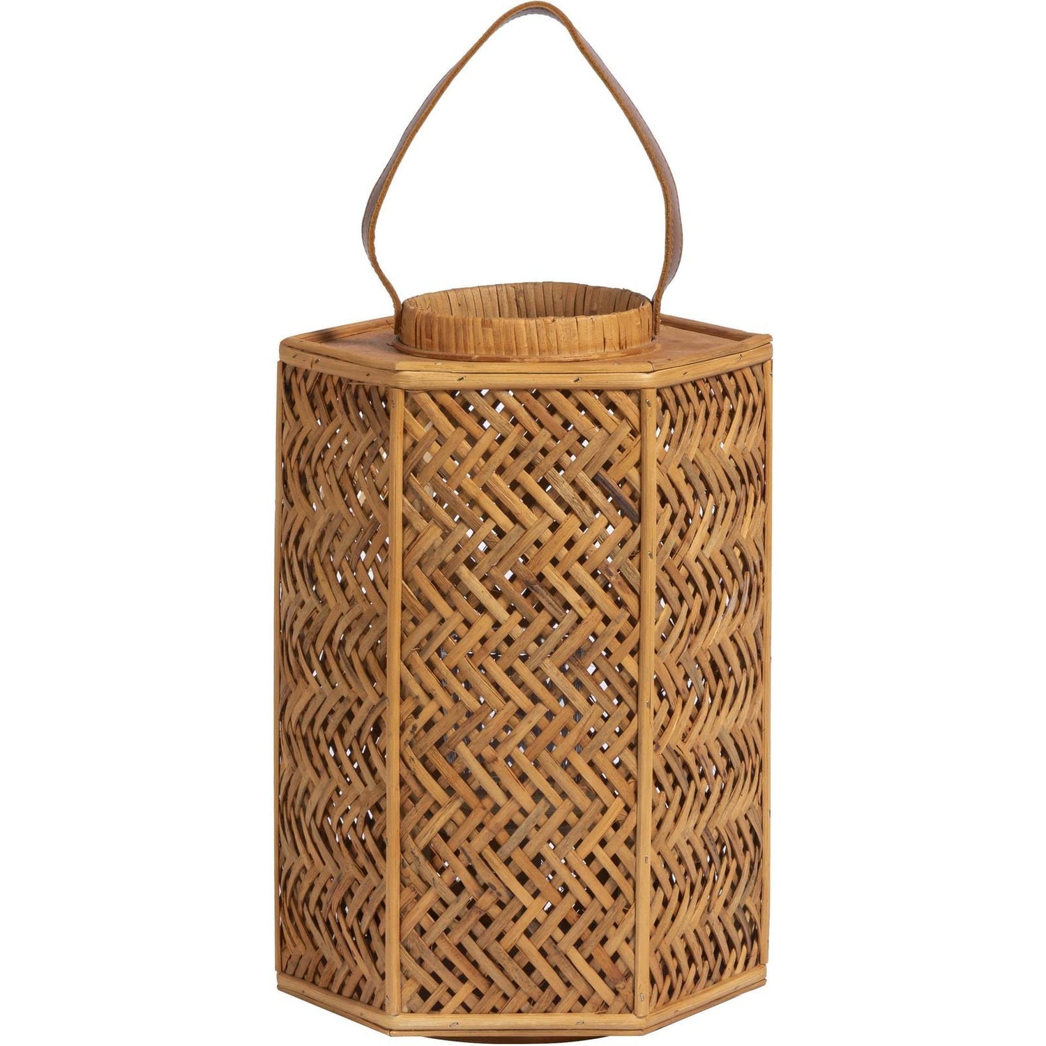 TOV Furniture Andi Natural Rattan Lantern