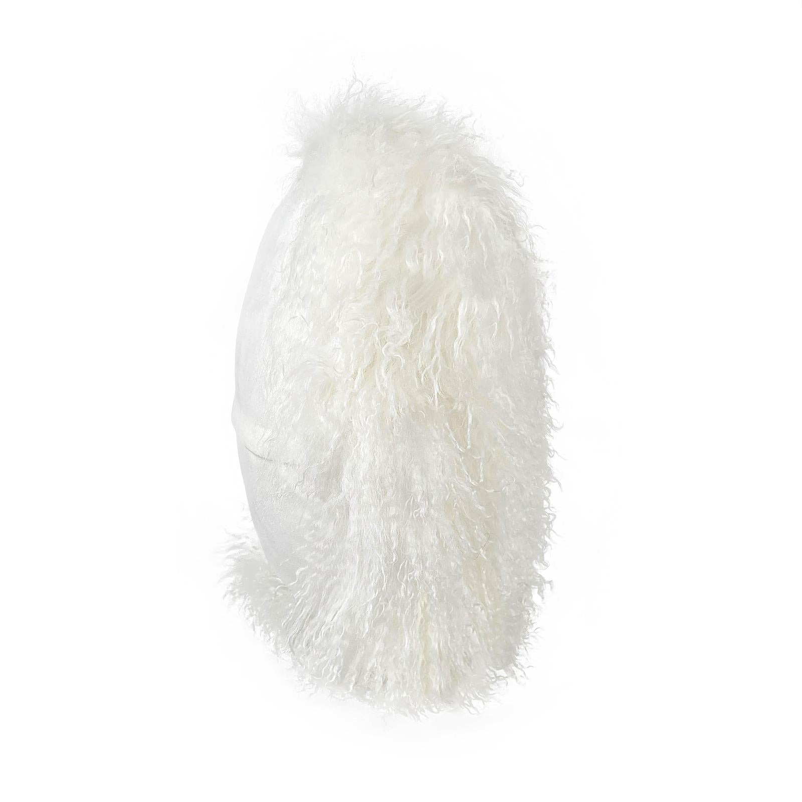 TOV Furniture New Zealand Sheepskin 16 Inch Round Pillow