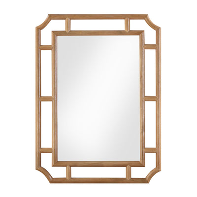 TOV Furniture Cienna 24"x32" Natural Rattan Wall Mirror