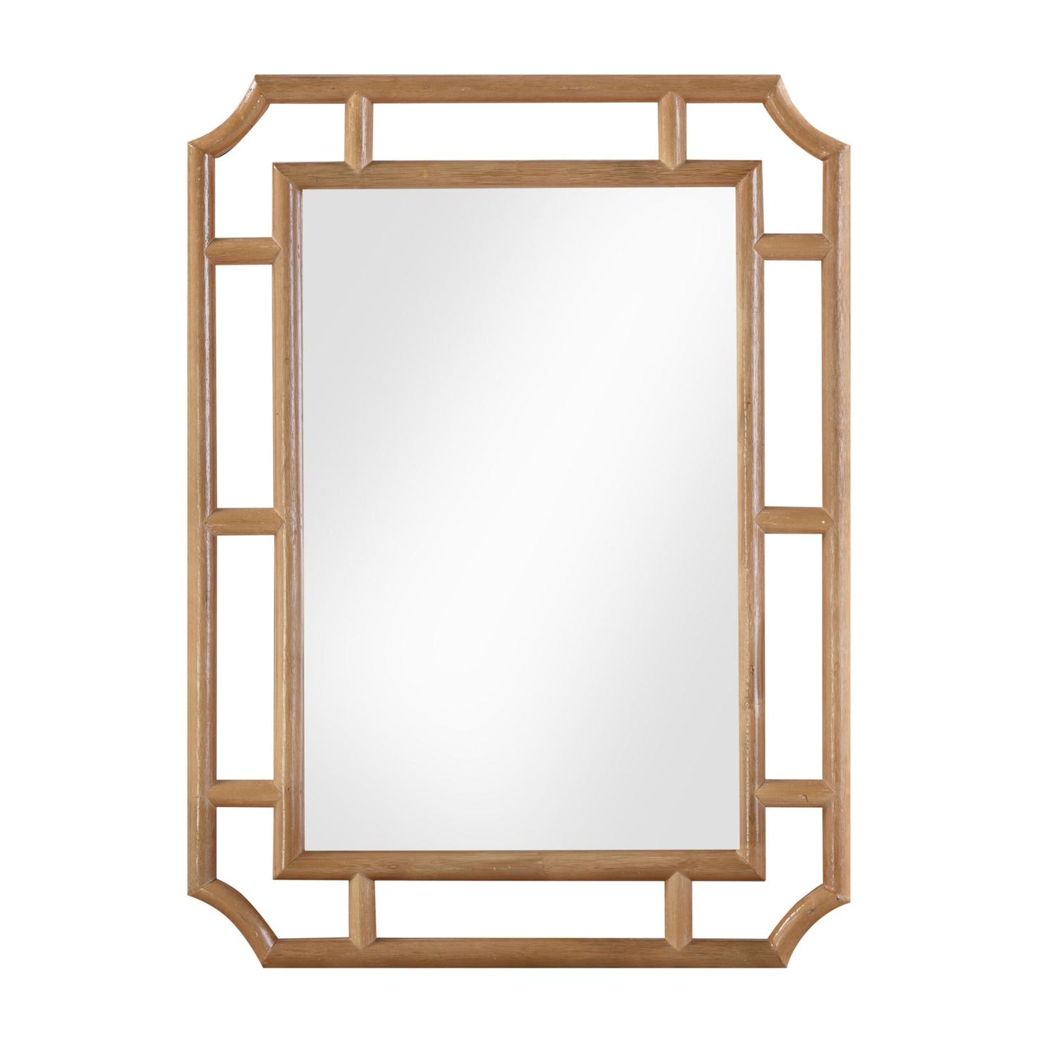 TOV Furniture Cienna 24"x32" Natural Rattan Wall Mirror