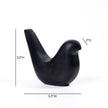 TOV Furniture Black Marble Bird Statue