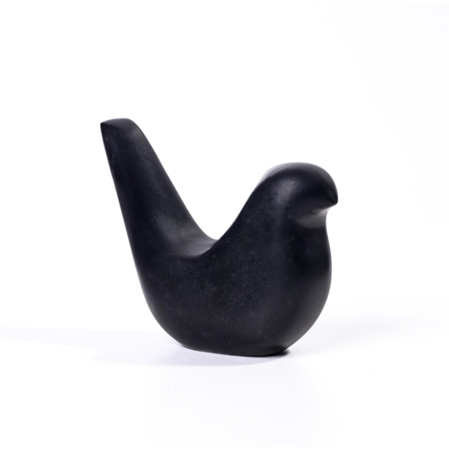 TOV Furniture Black Marble Bird Statue