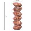 TOV Furniture Marble Sunset Cairn Decorative Object