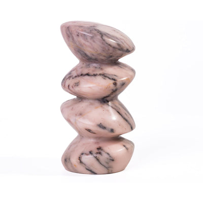 TOV Furniture Marble Sunset Cairn Decorative Object
