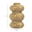 TOV Furniture Marble Dark Onyx Swell Decorative Vase