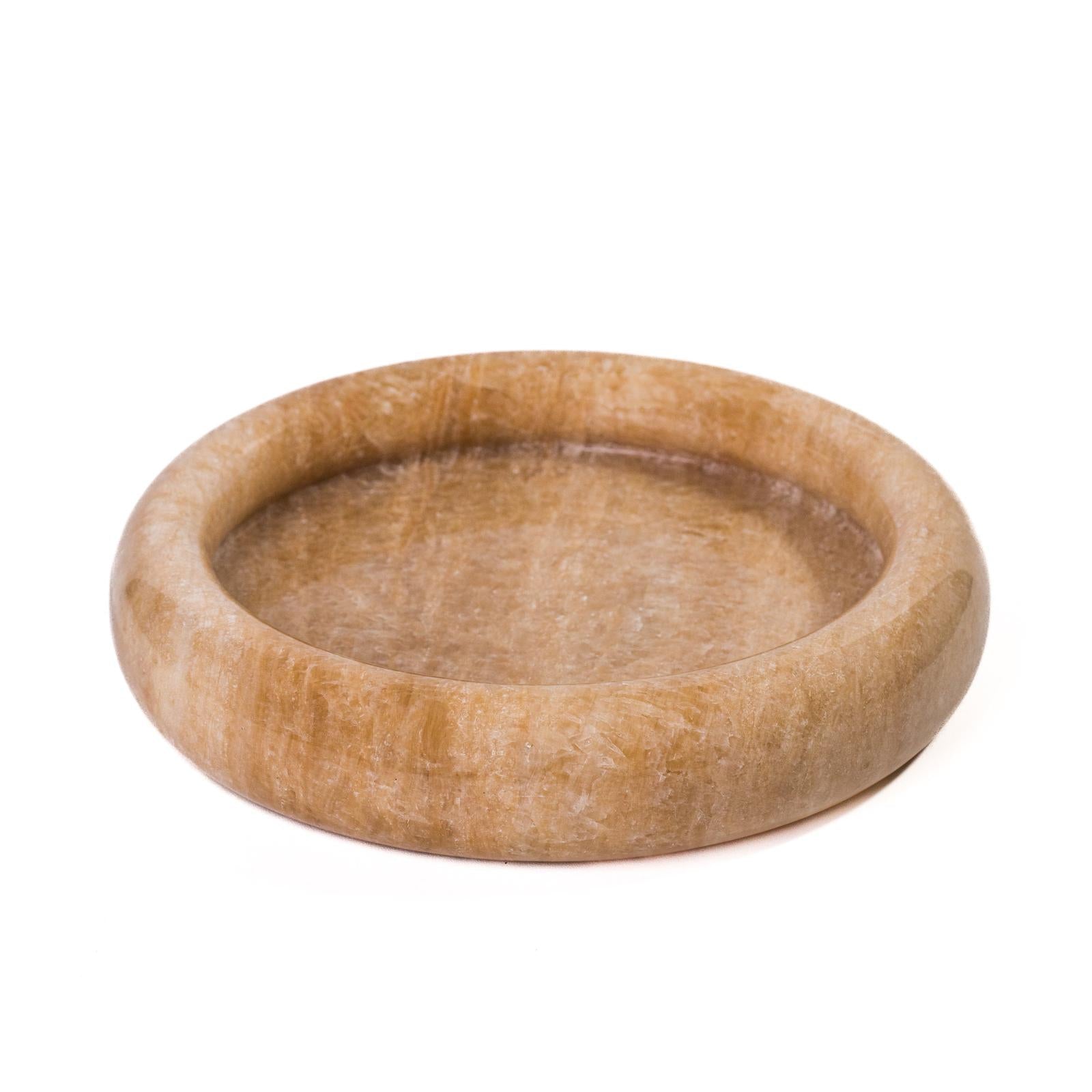 TOV Furniture Marble Round Edged Catch-All