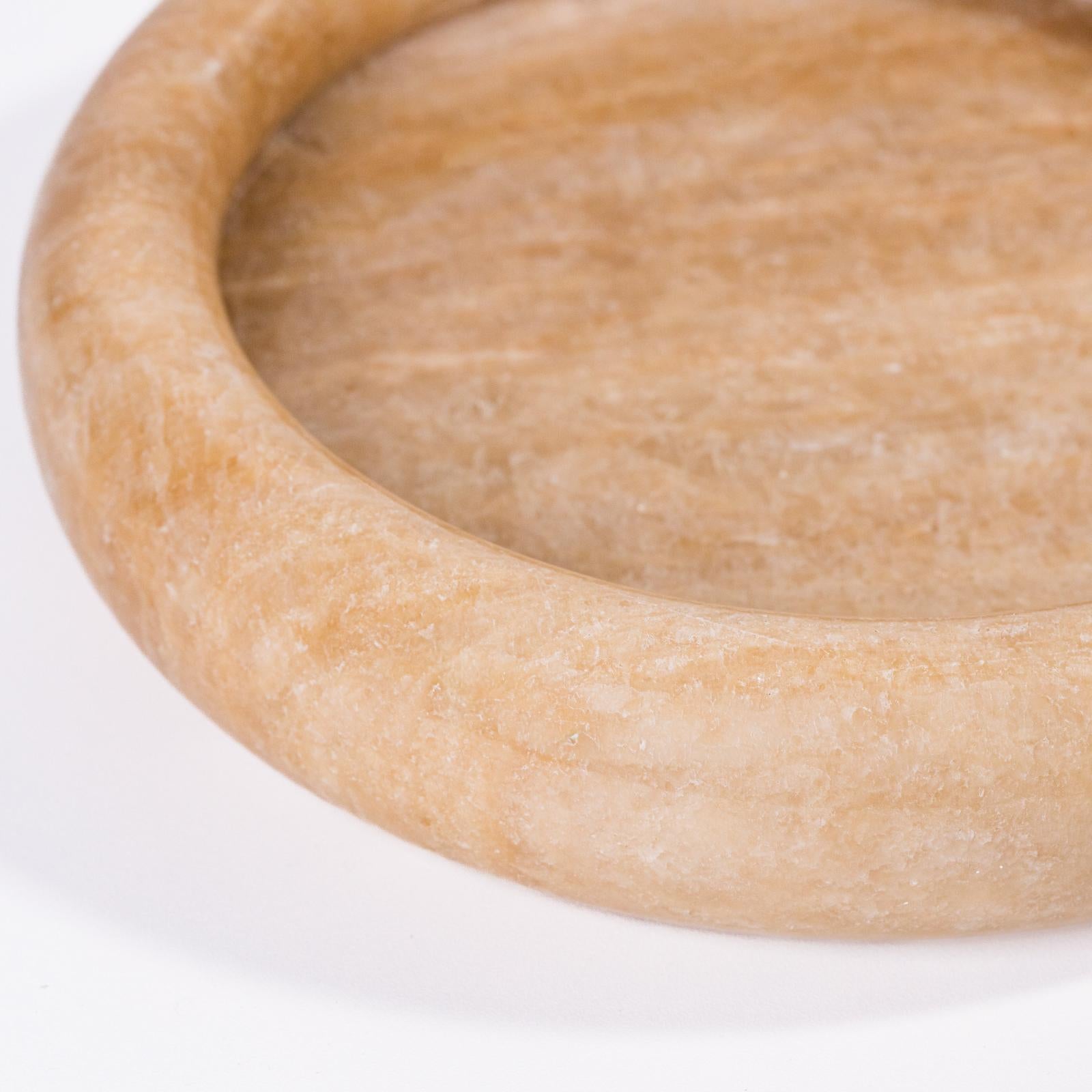 TOV Furniture Marble Round Edged Catch-All