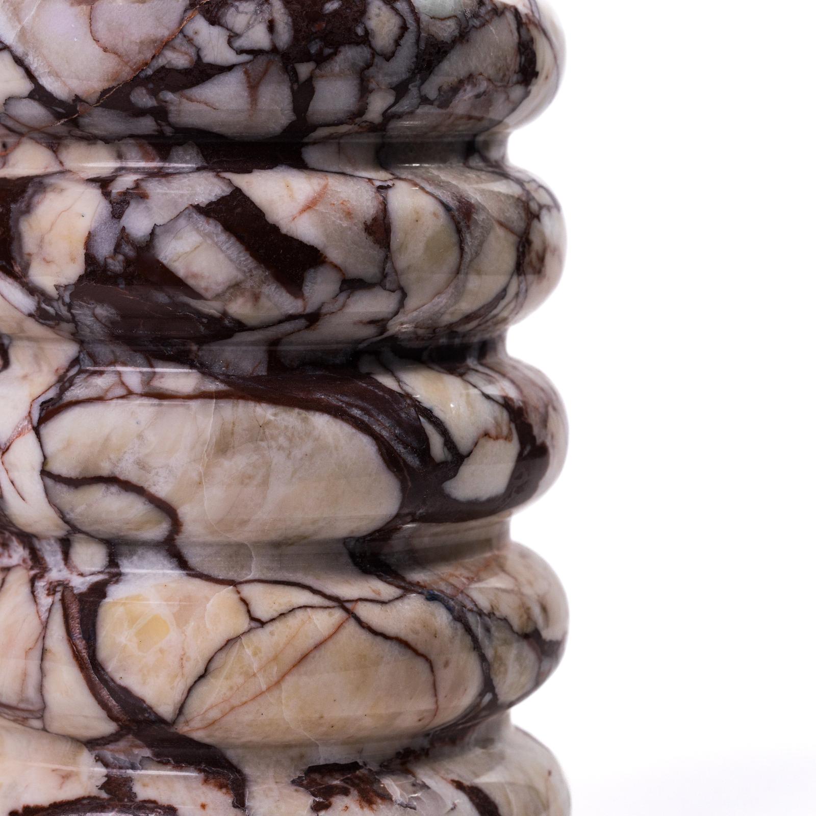 TOV Furniture Marble Layered Decorative Vase