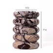 TOV Furniture Marble Layered Decorative Vase