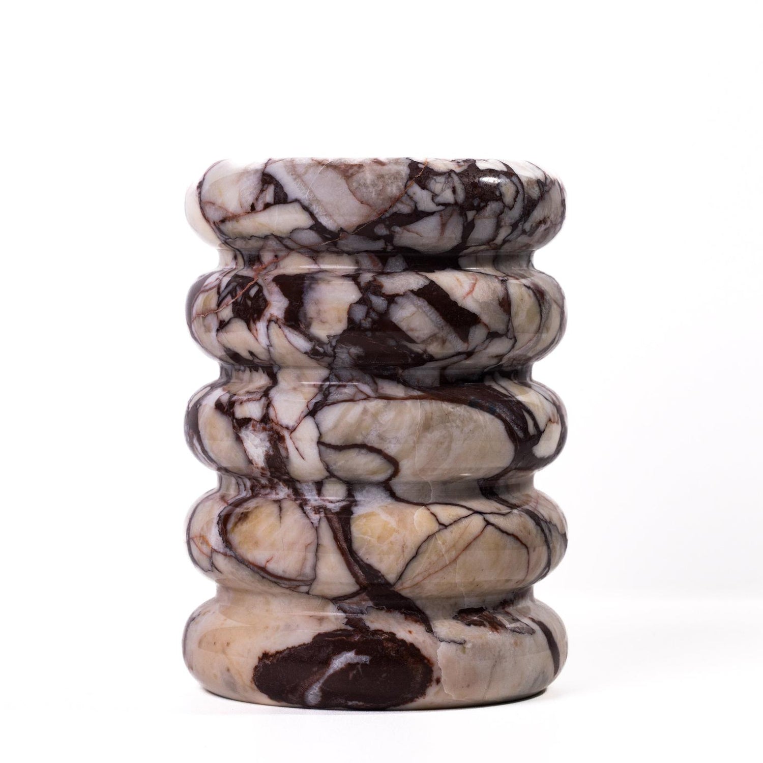TOV Furniture Marble Layered Decorative Vase