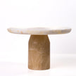 TOV Furniture Yellow Onyx Marble Cakestand