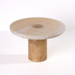 TOV Furniture Yellow Onyx Marble Cakestand