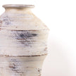 TOV Furniture Visha Scalloped Distressed Cream Terracotta Decorative Vase