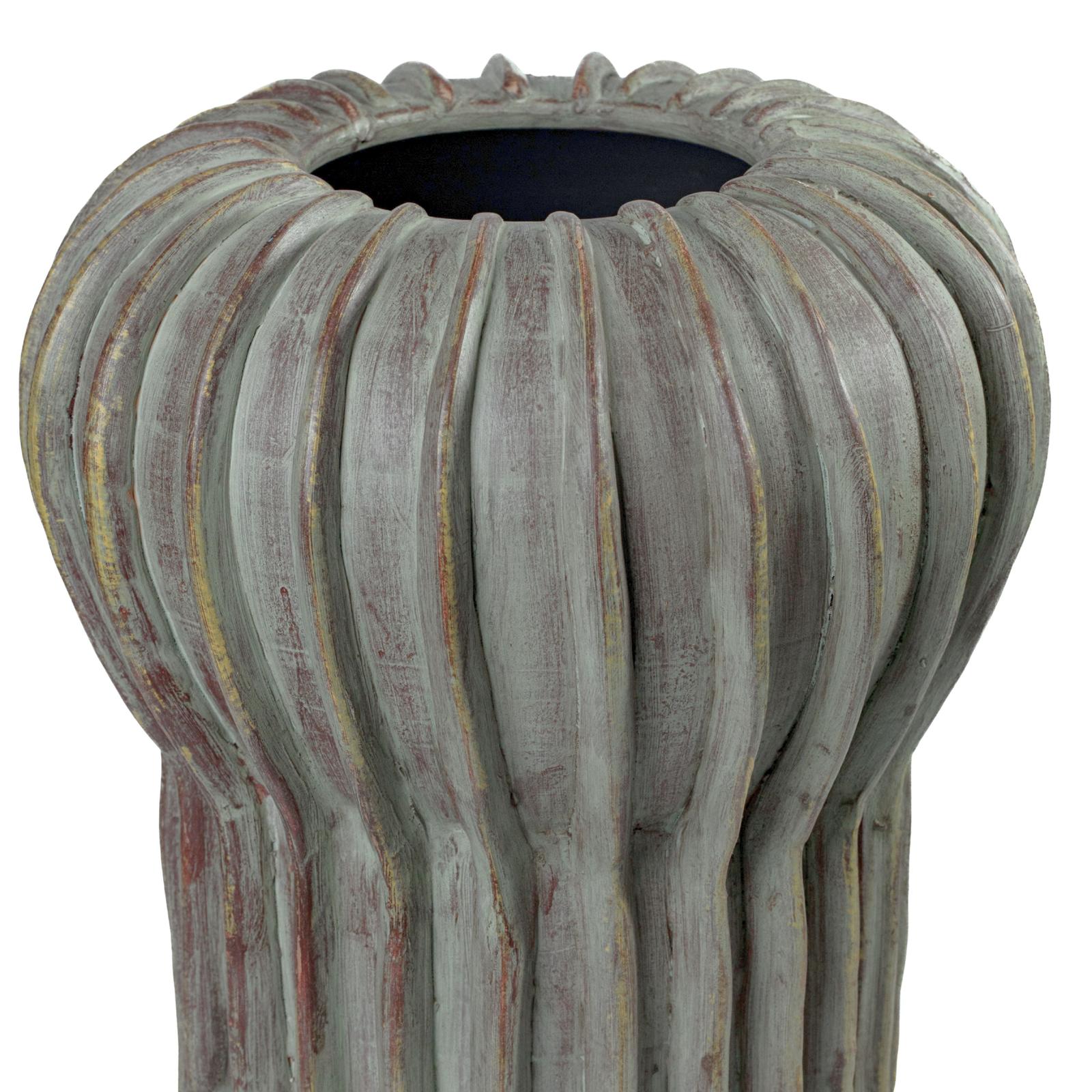 TOV Furniture Visha Grey Green Terracotta Decorative Vase