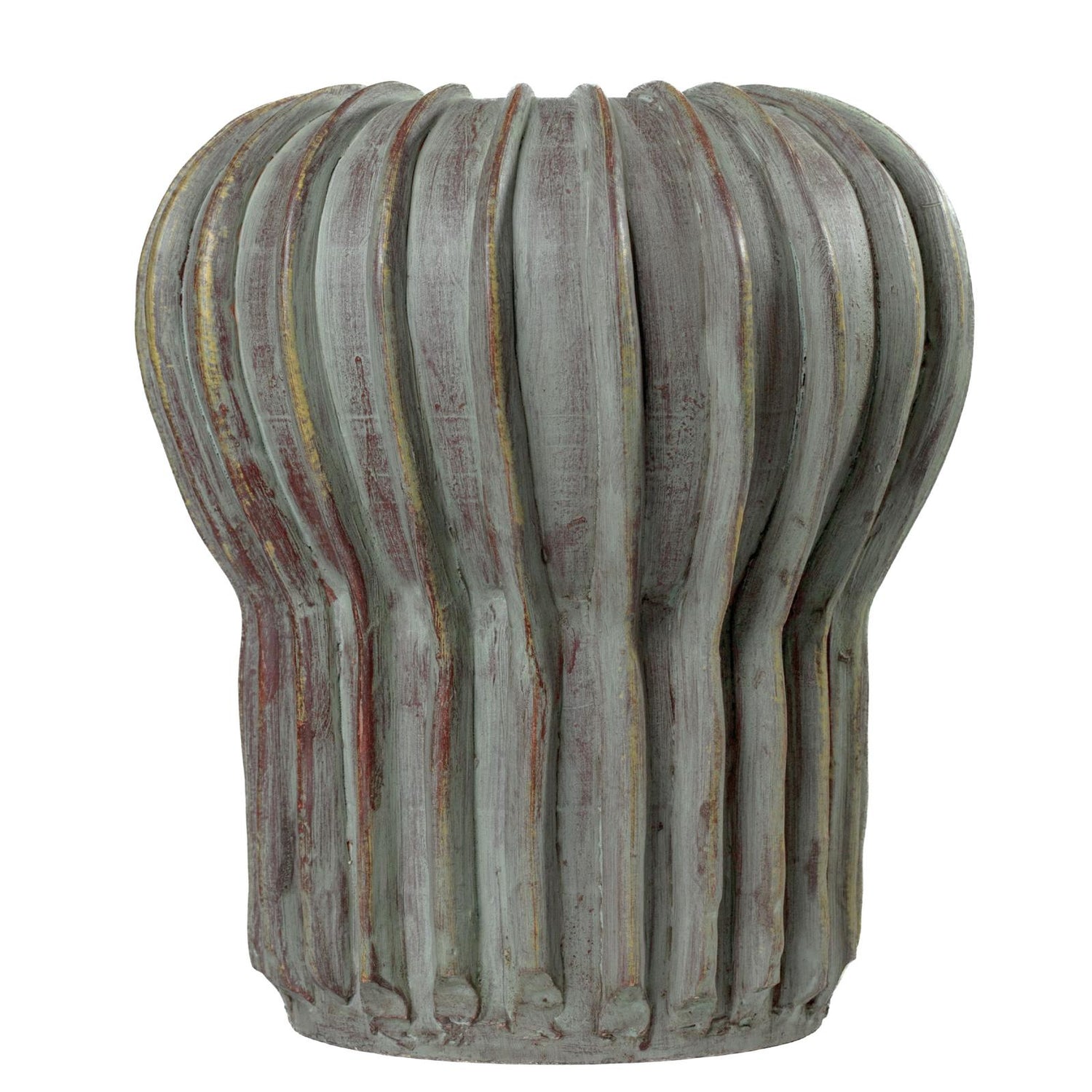 TOV Furniture Visha Grey Green Terracotta Decorative Vase