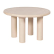 TOV Furniture Barbara Cream Textured Indoor / Outdoor Round Dining Table