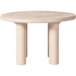 TOV Furniture Barbara Cream Textured Indoor / Outdoor Round Dining Table