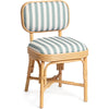 TOV Furniture Dorine Striped Performance Linen & Rattan Dining Chair