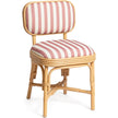 TOV Furniture Dorine Striped Performance Linen & Rattan Dining Chair