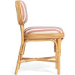 TOV Furniture Dorine Striped Performance Linen & Rattan Dining Chair