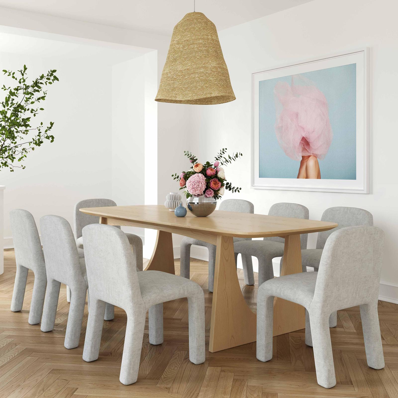 TOV Furniture Cybill Natural Ash Dining Table