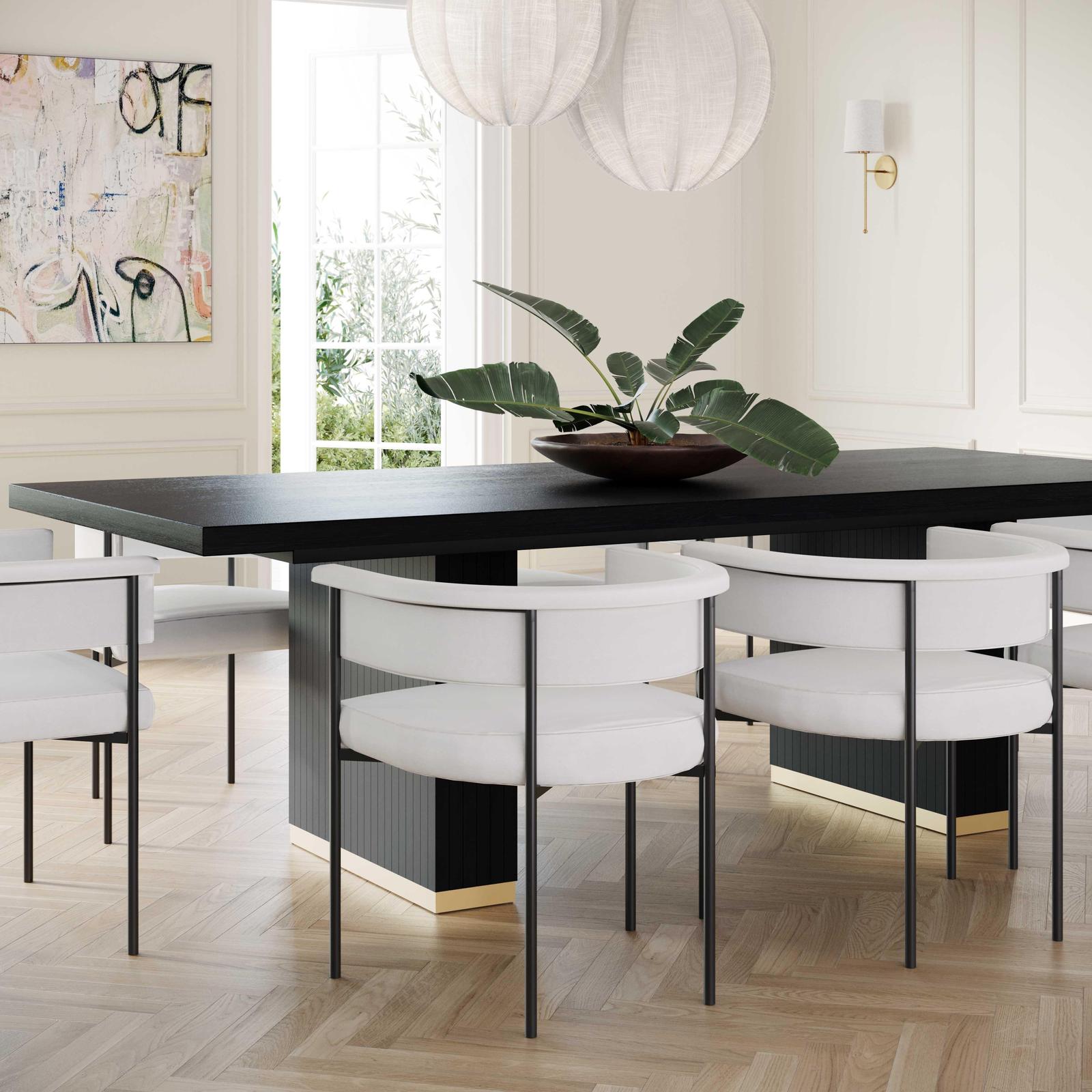 TOV Furniture Chelsea Oak Rectangular Dining Table