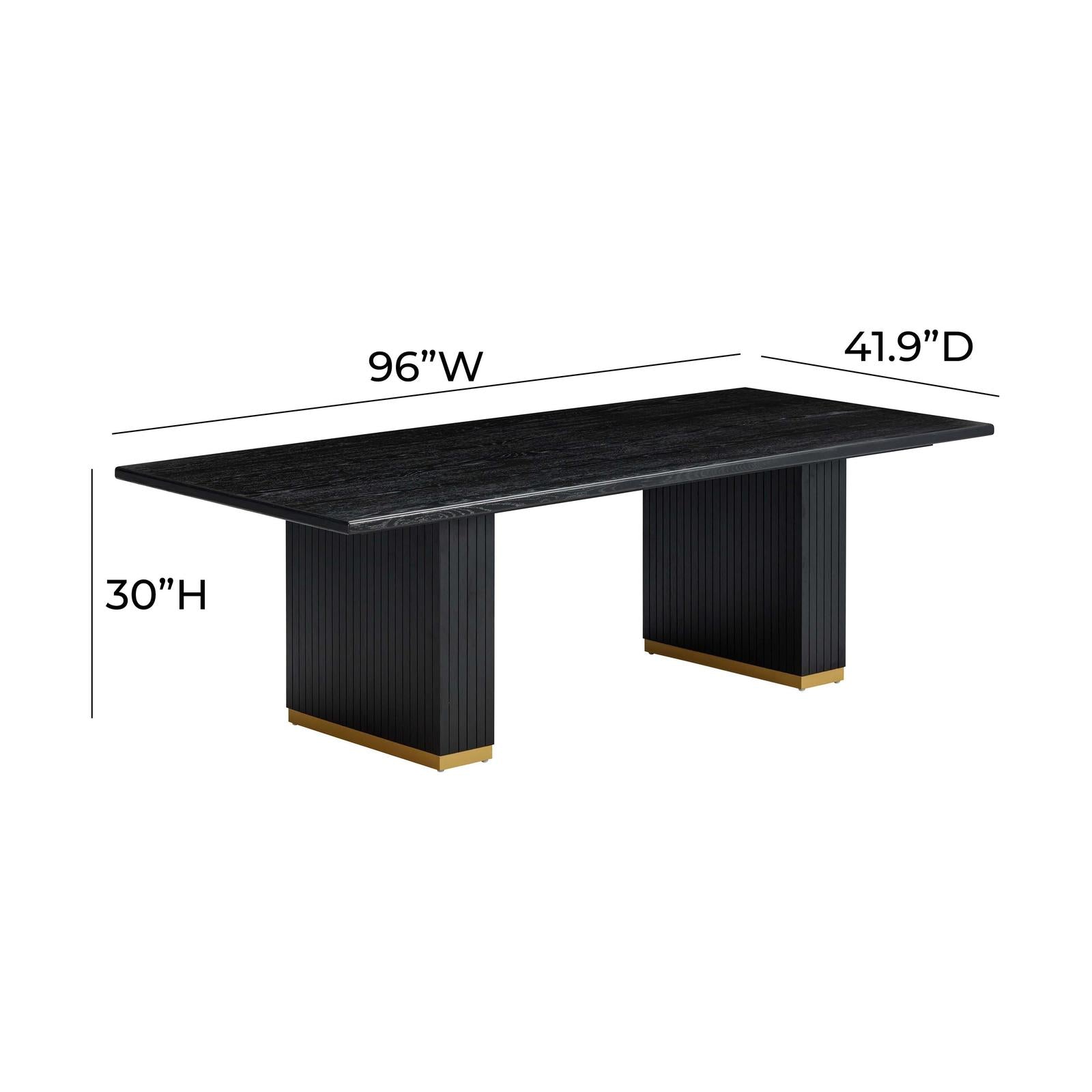 TOV Furniture Chelsea Oak Rectangular Dining Table