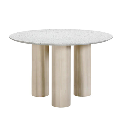 TOV Furniture Parcino Terrazzo Concrete Indoor / Outdoor Dining Table