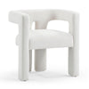 TOV Furniture Sloane Bone White Recycled Fabric Chair