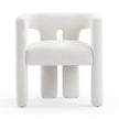 TOV Furniture Sloane Bone White Recycled Fabric Chair