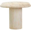 TOV Furniture Brut Concrete Patterned Indoor/Outdoor Oval Dining Table