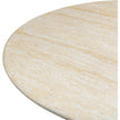 TOV Furniture Brut Concrete Patterned Indoor/Outdoor Oval Dining Table