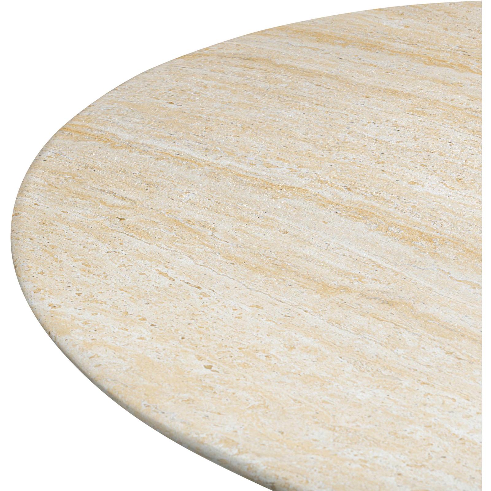 TOV Furniture Brut Concrete Patterned Indoor/Outdoor Oval Dining Table