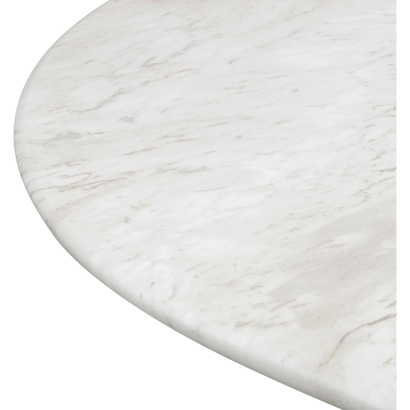 TOV Furniture Brut Concrete Patterned Indoor/Outdoor Oval Dining Table