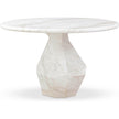 TOV Furniture Esme Faux Marble Indoor / Outdoor Round Dining Table