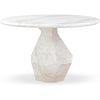 TOV Furniture Esme Faux Marble Indoor / Outdoor Round Dining Table