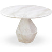 TOV Furniture Esme Faux Marble Indoor / Outdoor Round Dining Table