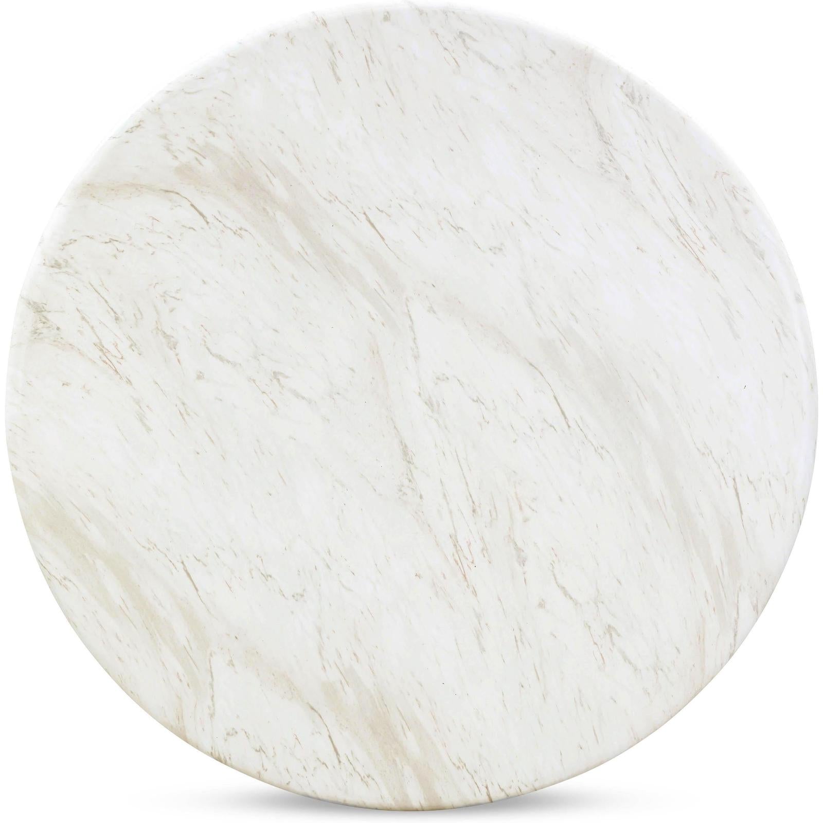 TOV Furniture Esme Faux Marble Indoor / Outdoor Round Dining Table