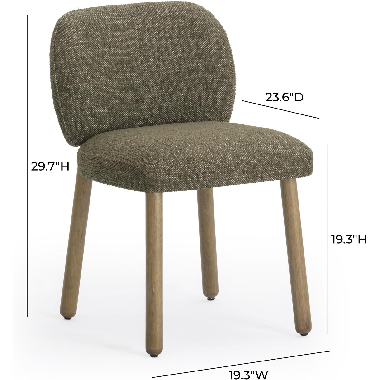 TOV Furniture Foxy Textured Performance Fabric Dining Chair