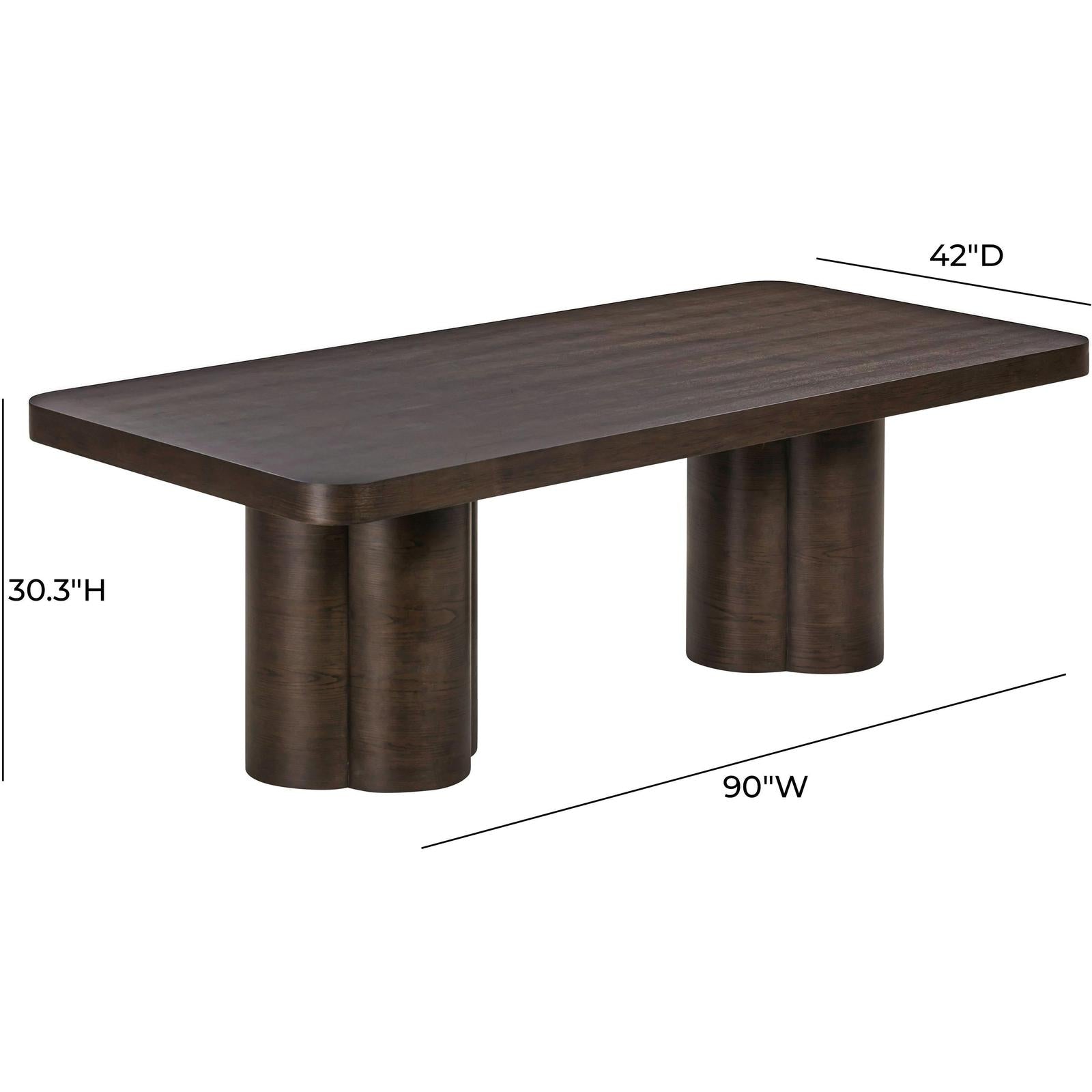 TOV Furniture Bambi Ash Rectangular Dining Table