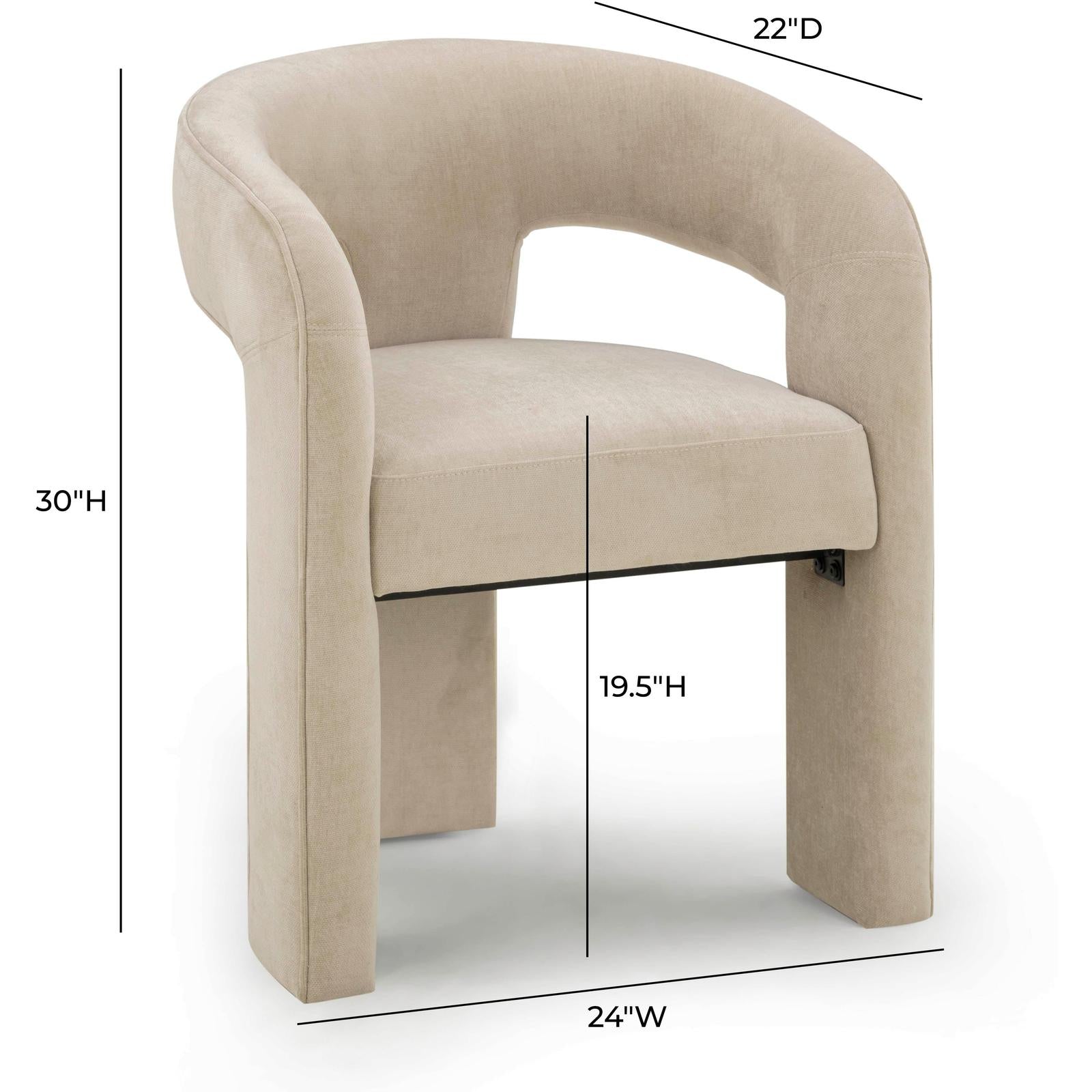 TOV Furniture Malone Performance Chenille Dining Chair